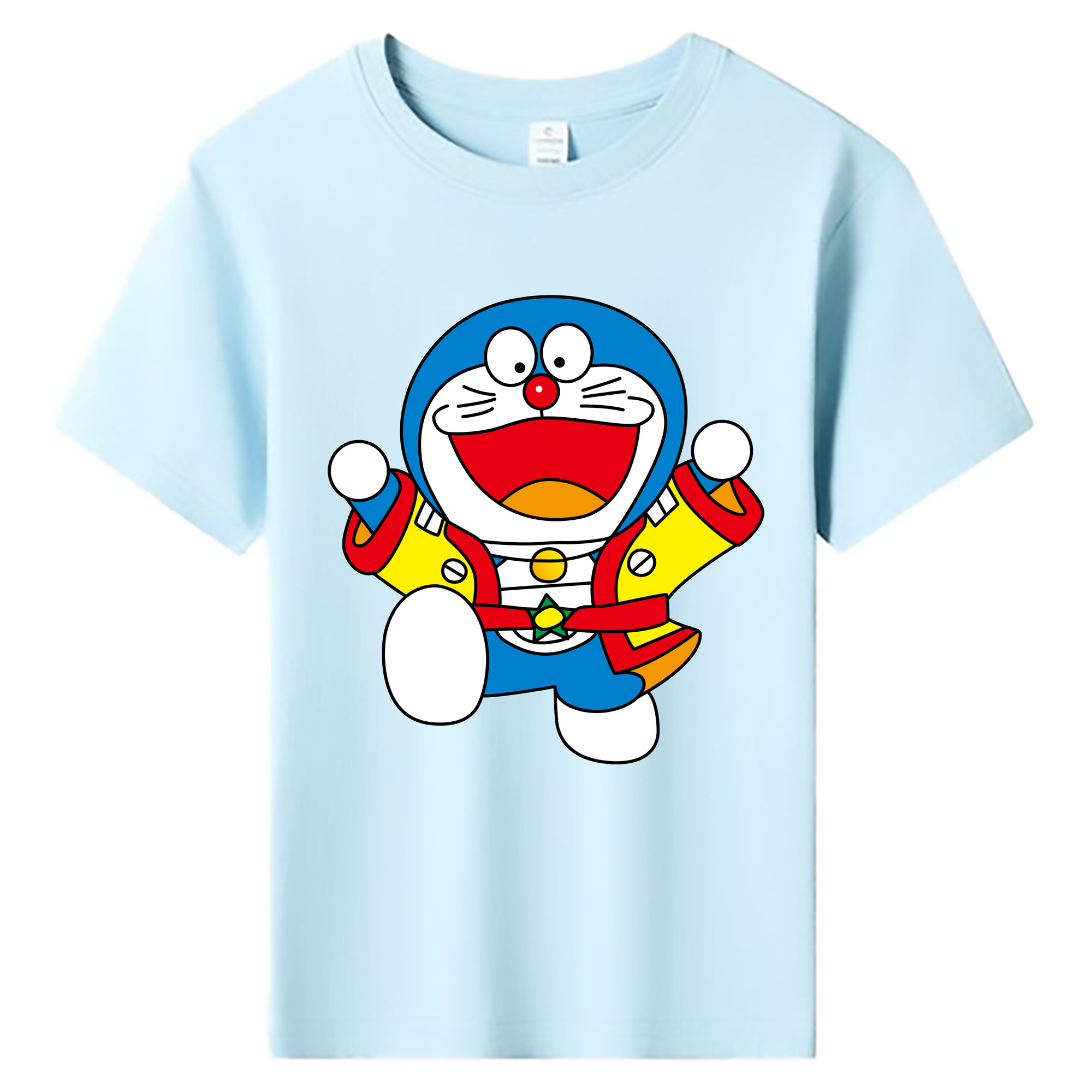 （画像用） ドラえもん Doraemon 綿100％キッズTシャツ（フロントプリント）